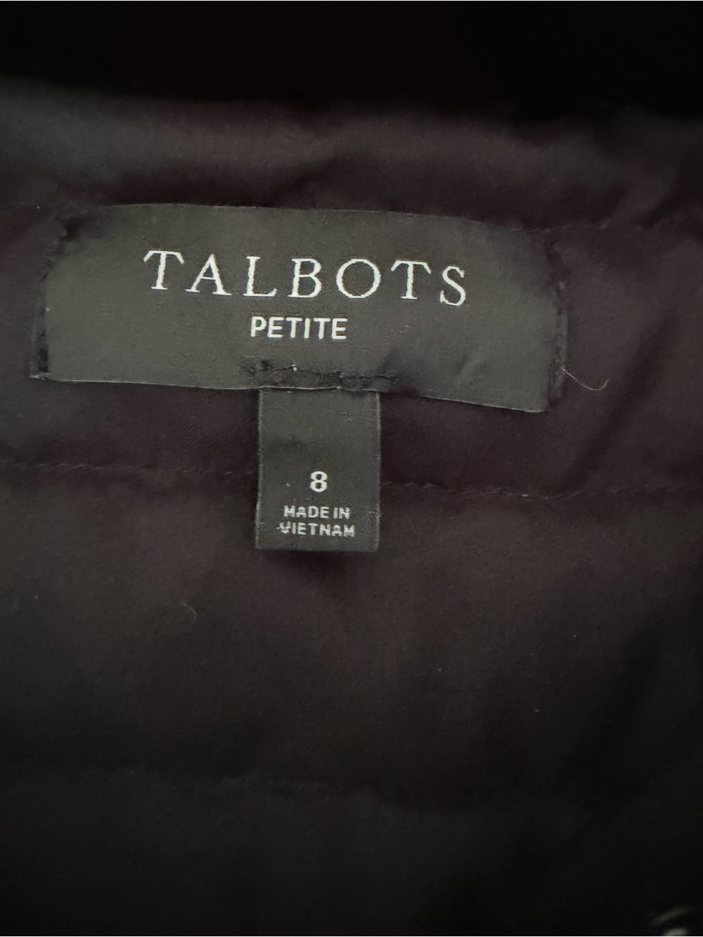 Talbots Petite Jacket in Black